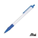 Value Slim Grip Pen Vividprint™ Barrel & Matte Colored Trim - White / Blue (Blank) Value Slim Grip Pen Vividprint™ Barrel & Matte Colored Trim - White / Blue (Blank)