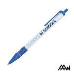 Value Slim Grip Pen Vividprint™ Barrel & Matte Colored Trim - White / Blue Value Slim Grip Pen Vividprint™ Barrel & Matte Colored Trim - White / Blue