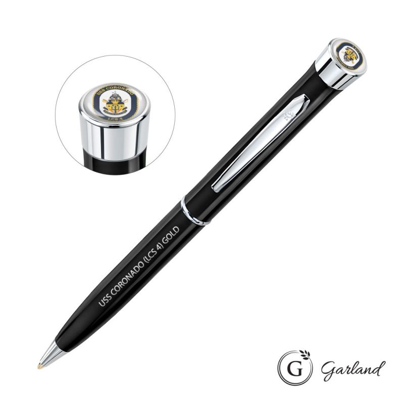 Garland® Patriot Custom Ballpoint Twist Pen - Chrome Accent 1 Garland® Patriot Custom Ballpoint Twist Pen - Chrome Accent 1