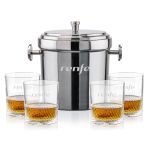 Milano Ice Bucket & Drysdale On-the-Rocks Set - Set of 5 Milano Ice Bucket & Drysdale On-the-Rocks Set - Set of 5