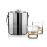 Catania Ice Bucket & Romford On-the-Rocks Set - Set of 3 (Blank) Catania Ice Bucket & Romford On-the-Rocks Set - Set of 3 (Blank)