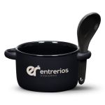 Merritt Soup Mug & Spoon - 12oz - Deep Etch 1 Merritt Soup Mug & Spoon - 12oz - Deep Etch 1
