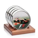 Danville VividPrint? Coaster on Porterfield Base - Set of 4 - Silver / Silver / 4.375 x 4.75 x 4.375 Danville VividPrint? Coaster on Porterfield Base - Set of 4 - Silver / Silver / 4.375 x 4.75 x 4.375