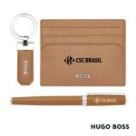 Hugo Boss® Fountain Pen, Key Ring & Card Holder Set 1 Hugo Boss® Fountain Pen, Key Ring & Card Holder Set 1