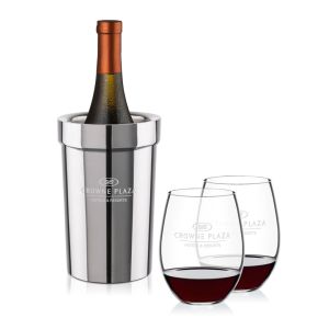 Milano Wine Cooler & RIEDEL Stemless Wine Set 1 Milano Wine Cooler & RIEDEL Stemless Wine Set 1