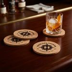 Gerrity Cork Coasters - Set of 4 (in Pouch) - Group (Glamour) Gerrity Cork Coasters - Set of 4 (in Pouch) - Group (Glamour)