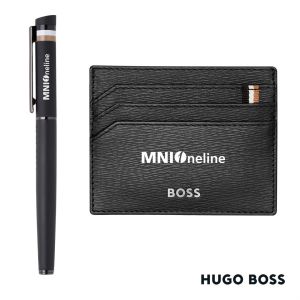 Hugo Boss Rollerball Pen & Card Holder Set 1 Hugo Boss Rollerball Pen & Card Holder Set 1