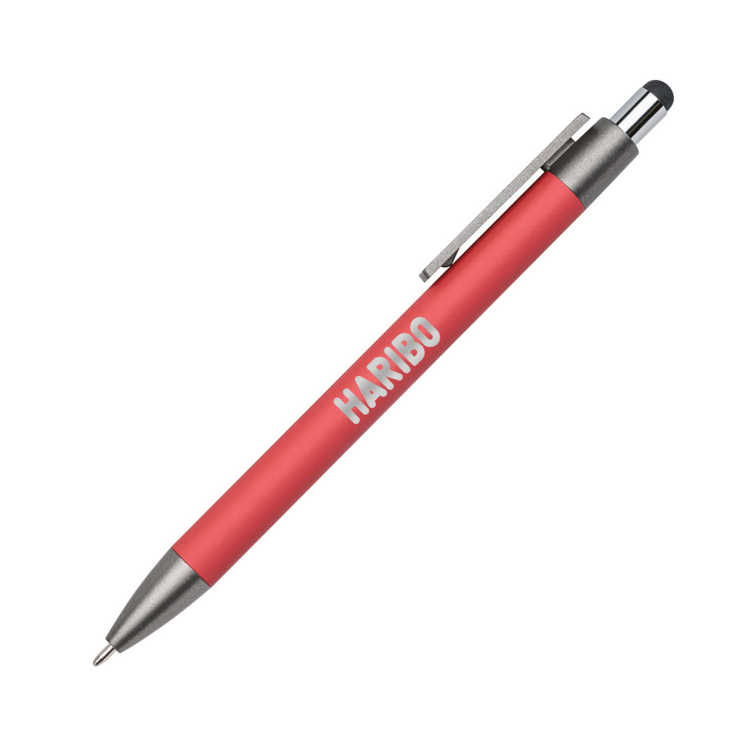 Hughes Metal Pen w/Wood Clip & Black Refill 1