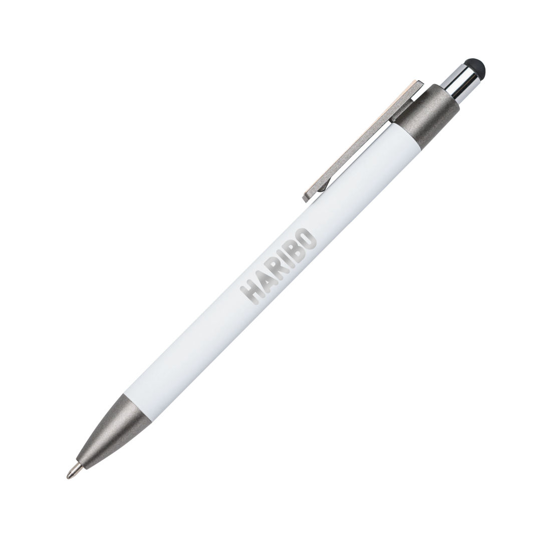 Hughes Metal Pen w/Wood Clip & Black Refill 1