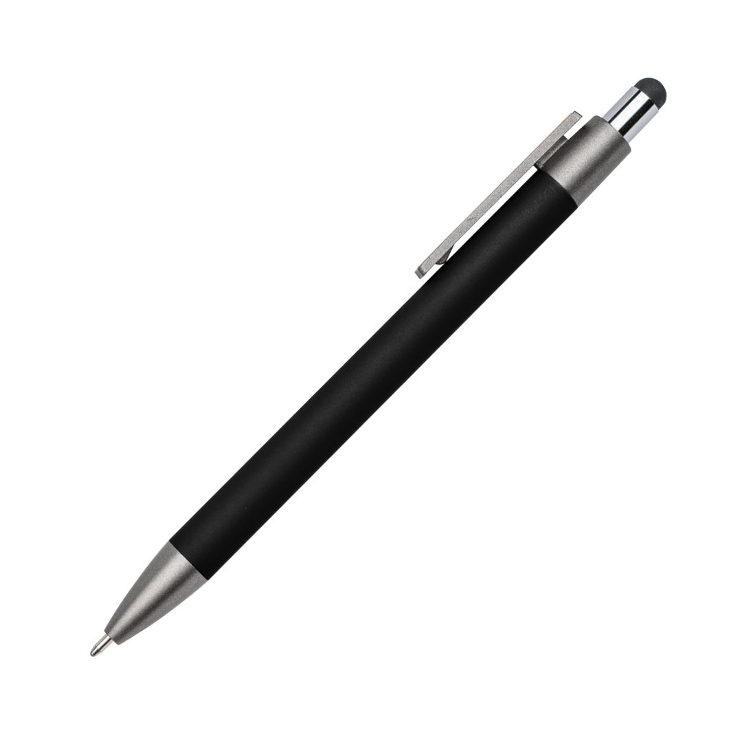 Hughes Metal Pen w/Wood Clip & Black Refill 1