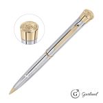 Garland® Signature Custom Emblem Twist Pen - Chrome - Chrome / Gold Garland® Signature Custom Emblem Twist Pen - Chrome - Chrome / Gold