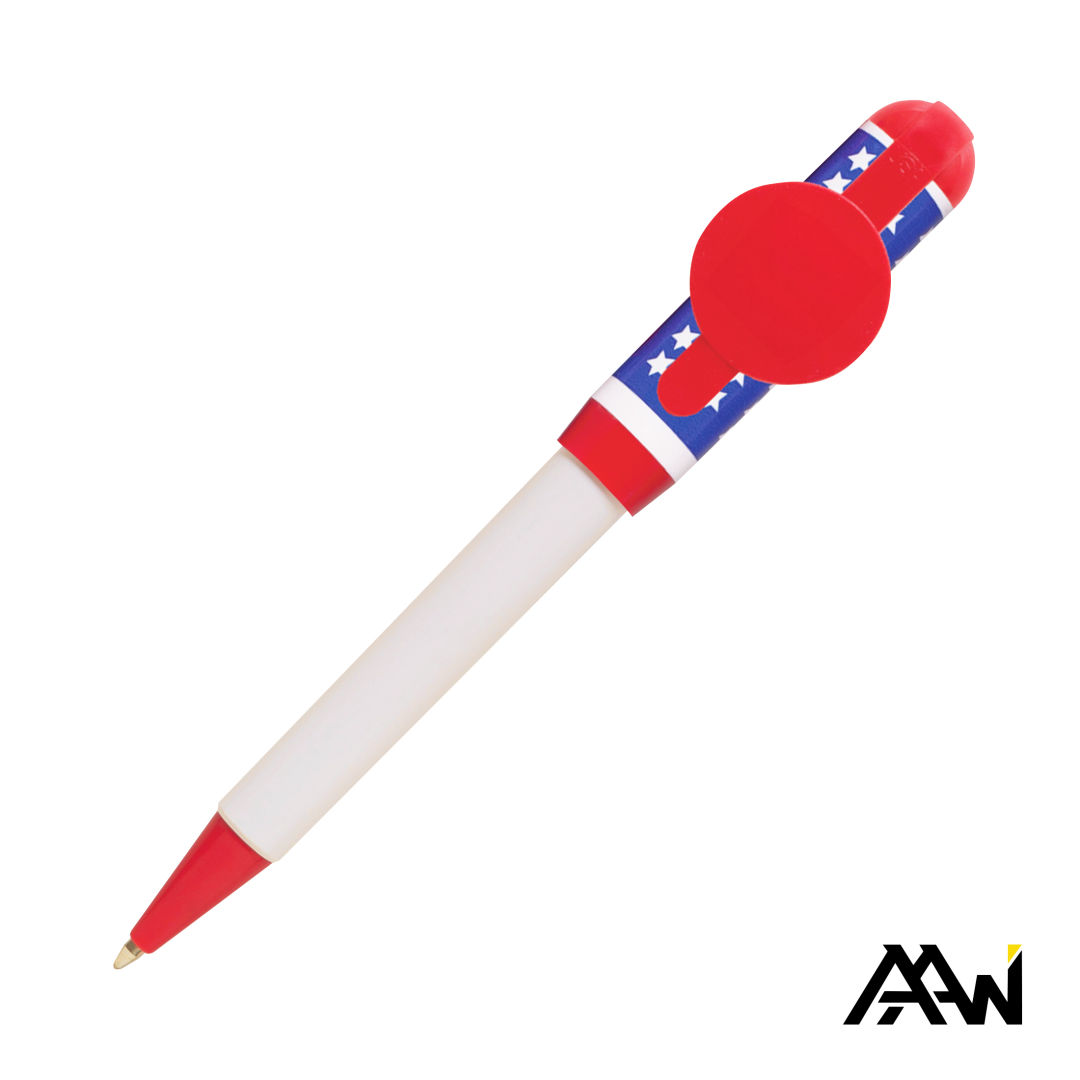 Jumbo QR Billboard Twist Pen - Decorated Cap 1