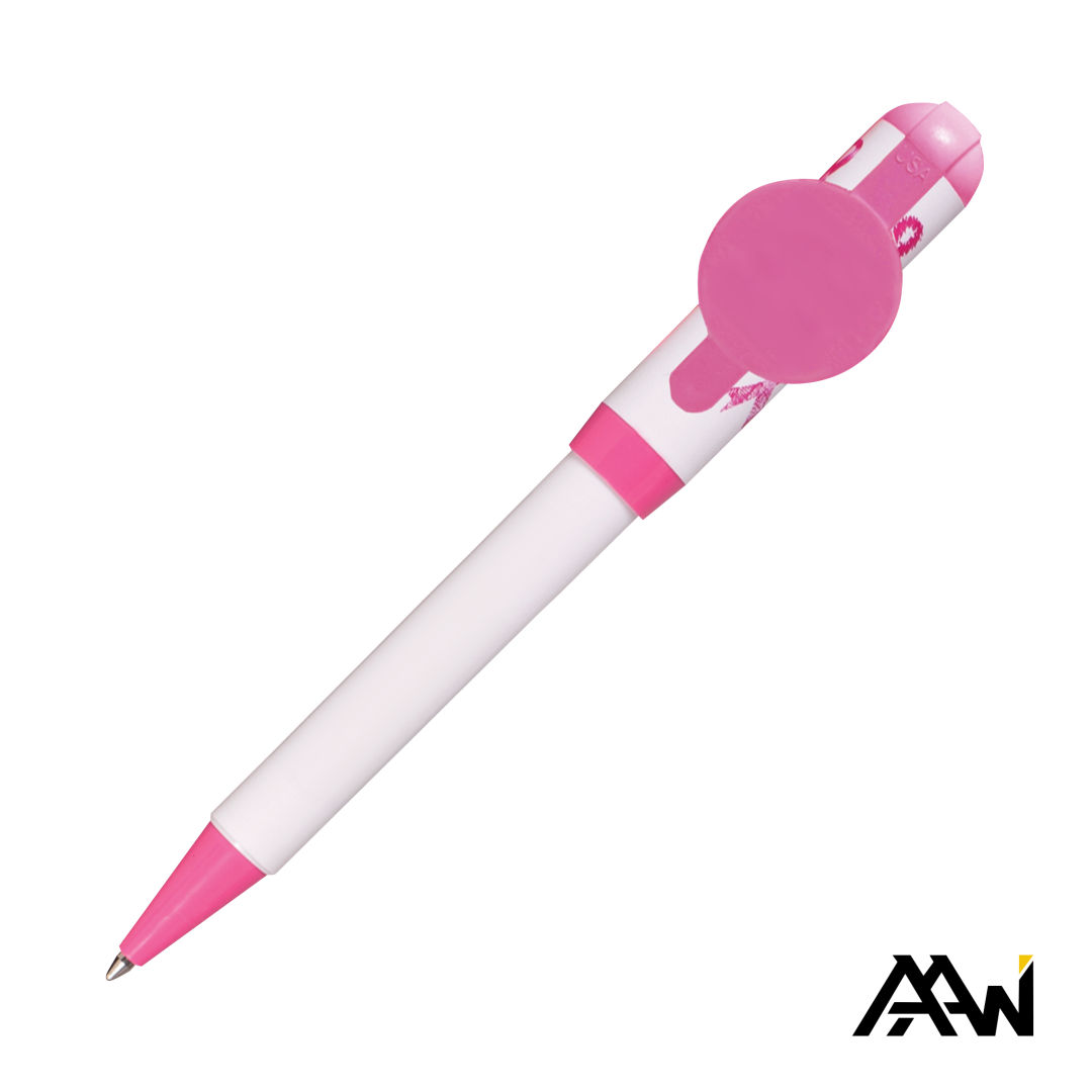 Jumbo QR Billboard Twist Pen - Decorated Cap 1