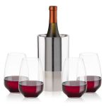 Catania Wine Cooler & Oldham Stemless Wine Set - Set of 5 (Blank) Catania Wine Cooler & Oldham Stemless Wine Set - Set of 5 (Blank)