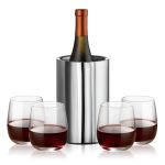 Jacobs Wine Cooler & Crestview Stemless Wine - Set of 5 (Blank) Jacobs Wine Cooler & Crestview Stemless Wine - Set of 5 (Blank)