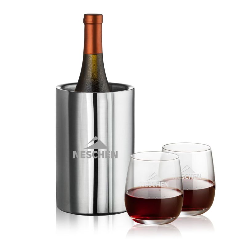 Jacobs Wine Cooler & Crestview Stemless Wine 1 Jacobs Wine Cooler & Crestview Stemless Wine 1