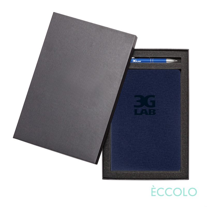 Eccolo® Solo Journal/Clicker Pen Gift Set - (M) 1 Eccolo® Solo Journal/Clicker Pen Gift Set - (M) 1