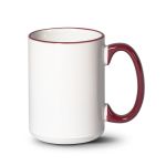Clancy Mug - 15oz - Burgundy (Blank) Clancy Mug - 15oz - Burgundy (Blank)