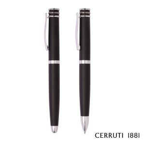 Cerruti 1881® Austin Diamond Ballpoint & Fountain Pen Set 1 Cerruti 1881® Austin Diamond Ballpoint & Fountain Pen Set 1