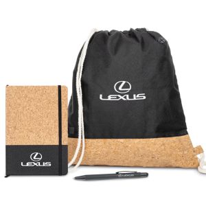 Cousteau Journal Gift Set w/Pen & Drawstring Tote 1 Cousteau Journal Gift Set w/Pen & Drawstring Tote 1