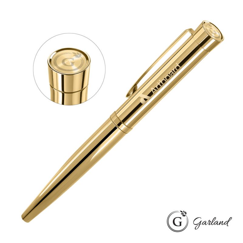 Garland® Executive Signature Emblem Rollerball Pen - Gold 1 Garland® Executive Signature Emblem Rollerball Pen - Gold 1