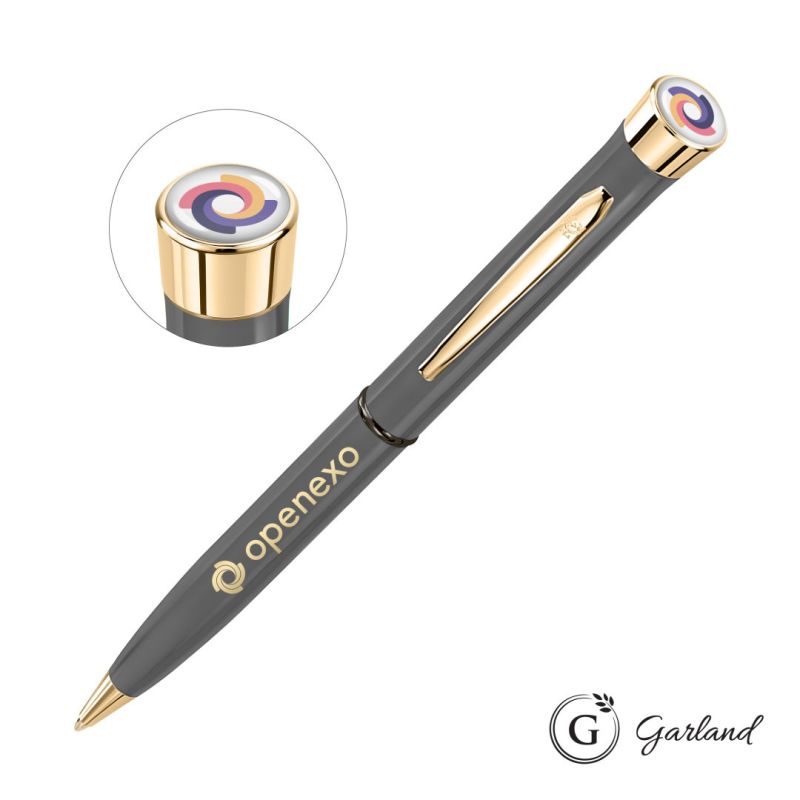 Garland® Recycled Custom Ballpoint Twist Pen - Gold Accent 1 Garland® Recycled Custom Ballpoint Twist Pen - Gold Accent 1