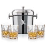 Milano Ice Bucket & RIEDEL Spey On-the-Rocks Set - Set of 5 Milano Ice Bucket & RIEDEL Spey On-the-Rocks Set - Set of 5