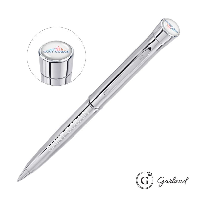 Garland® Signature Custom Twist Ballpoint Pen - Chrome 1 Garland® Signature Custom Twist Ballpoint Pen - Chrome 1