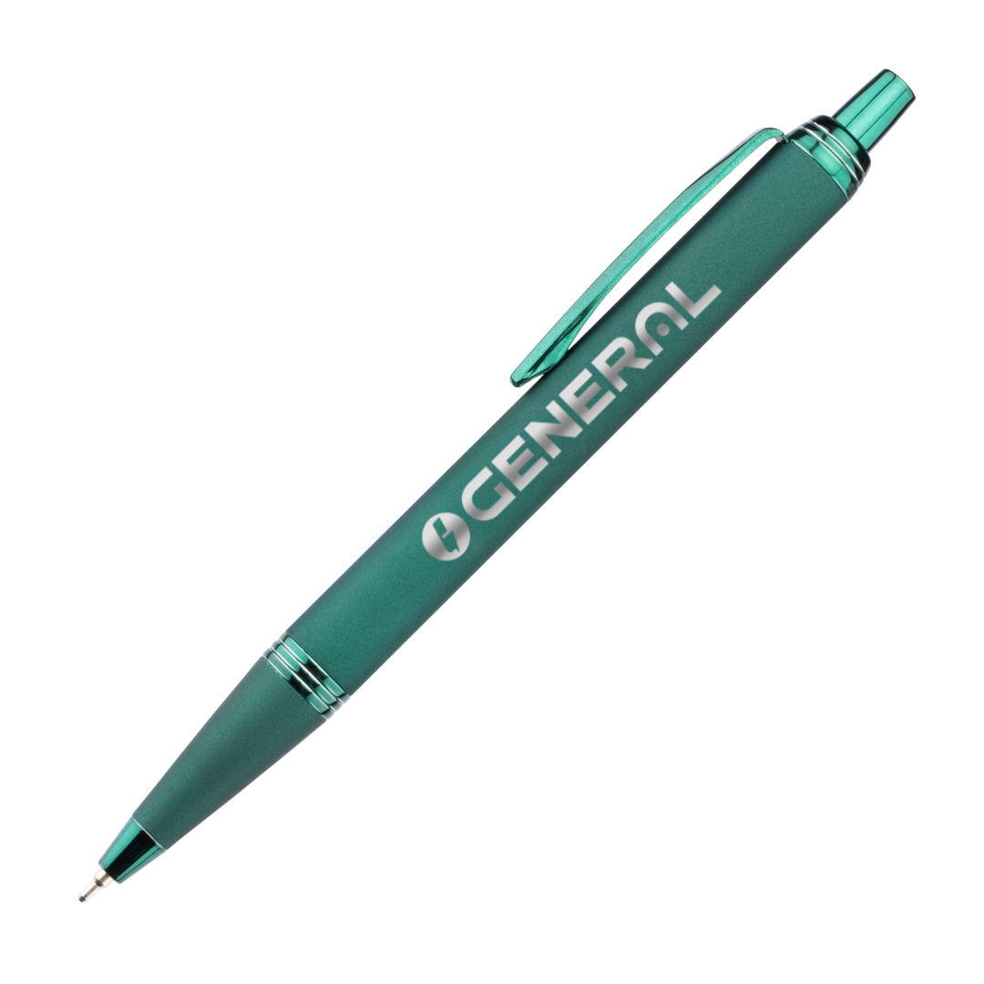 Linnet Rubberized Gel Pen w/ Chrome Accents 1