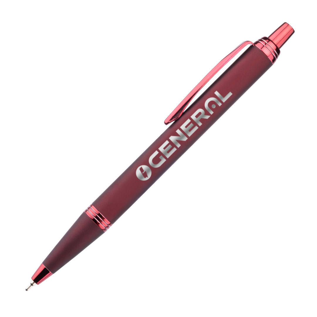 Linnet Rubberized Gel Pen w/ Chrome Accents 1
