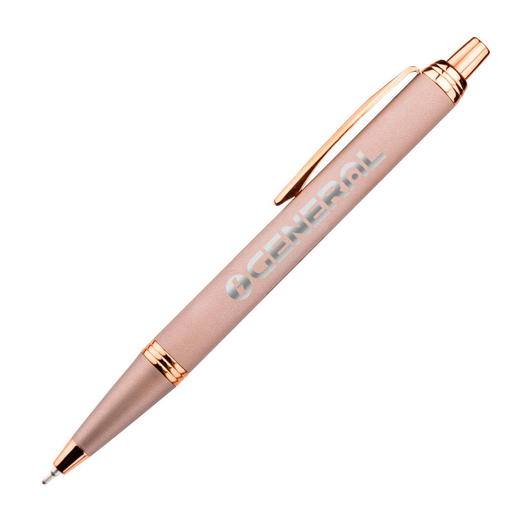 Linnet Rubberized Gel Pen w/ Chrome Accents 1