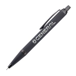 Linnet Rubberized Gel Pen w/ Chrome Accents 1 Linnet Rubberized Gel Pen w/ Chrome Accents 1