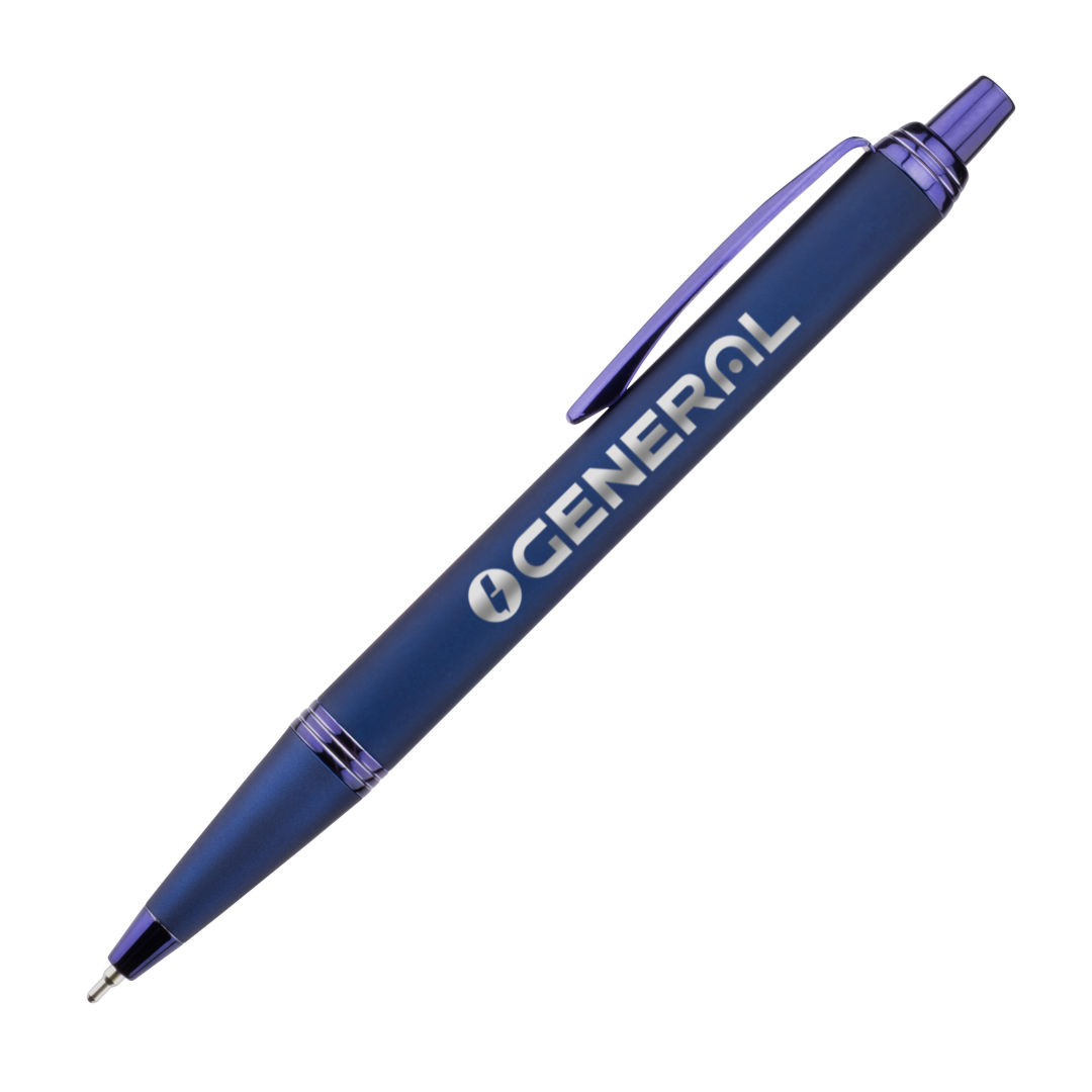 Linnet Rubberized Gel Pen w/ Chrome Accents 1