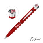 Garland® Tactical Custom Textured Twist Pen - Chrome - Red / Chrome Garland® Tactical Custom Textured Twist Pen - Chrome - Red / Chrome