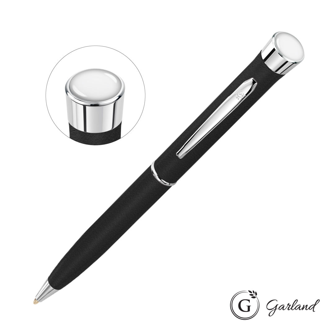 Garland® Tactical Custom Textured Twist Pen - Chrome 1