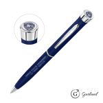 Garland® Tactical Custom Textured Twist Pen - Chrome - Navy Blue / Chrome Garland® Tactical Custom Textured Twist Pen - Chrome - Navy Blue / Chrome