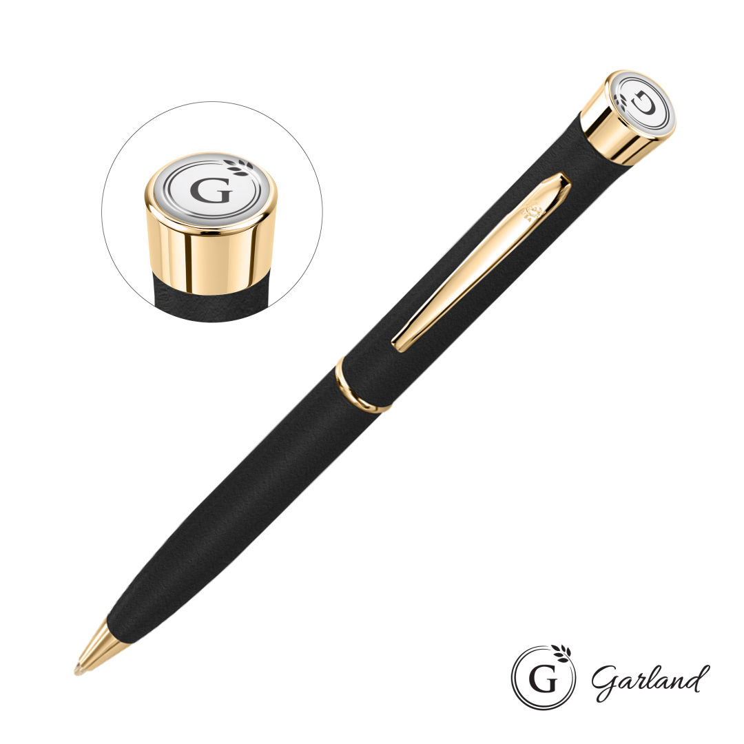 Garland® Tactical Textured Twist Ballpoint Pen - Gold Accent 1