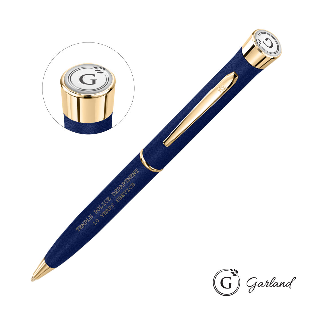 Garland® Tactical Textured Twist Ballpoint Pen - Gold Accent 1