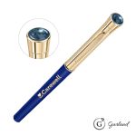 Garland® Monogram Aura Empire Felt Tip Pen - Gold Accent - Blue / Gold Garland® Monogram Aura Empire Felt Tip Pen - Gold Accent - Blue / Gold
