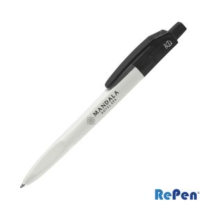 RePen® Squared White w/Translucent Clicker rPET Pen 1 RePen® Squared White w/Translucent Clicker rPET Pen 1