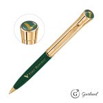 Garland® Monogram Custom Twist Ballpoint Pen - Gold - Green / Gold Garland® Monogram Custom Twist Ballpoint Pen - Gold - Green / Gold