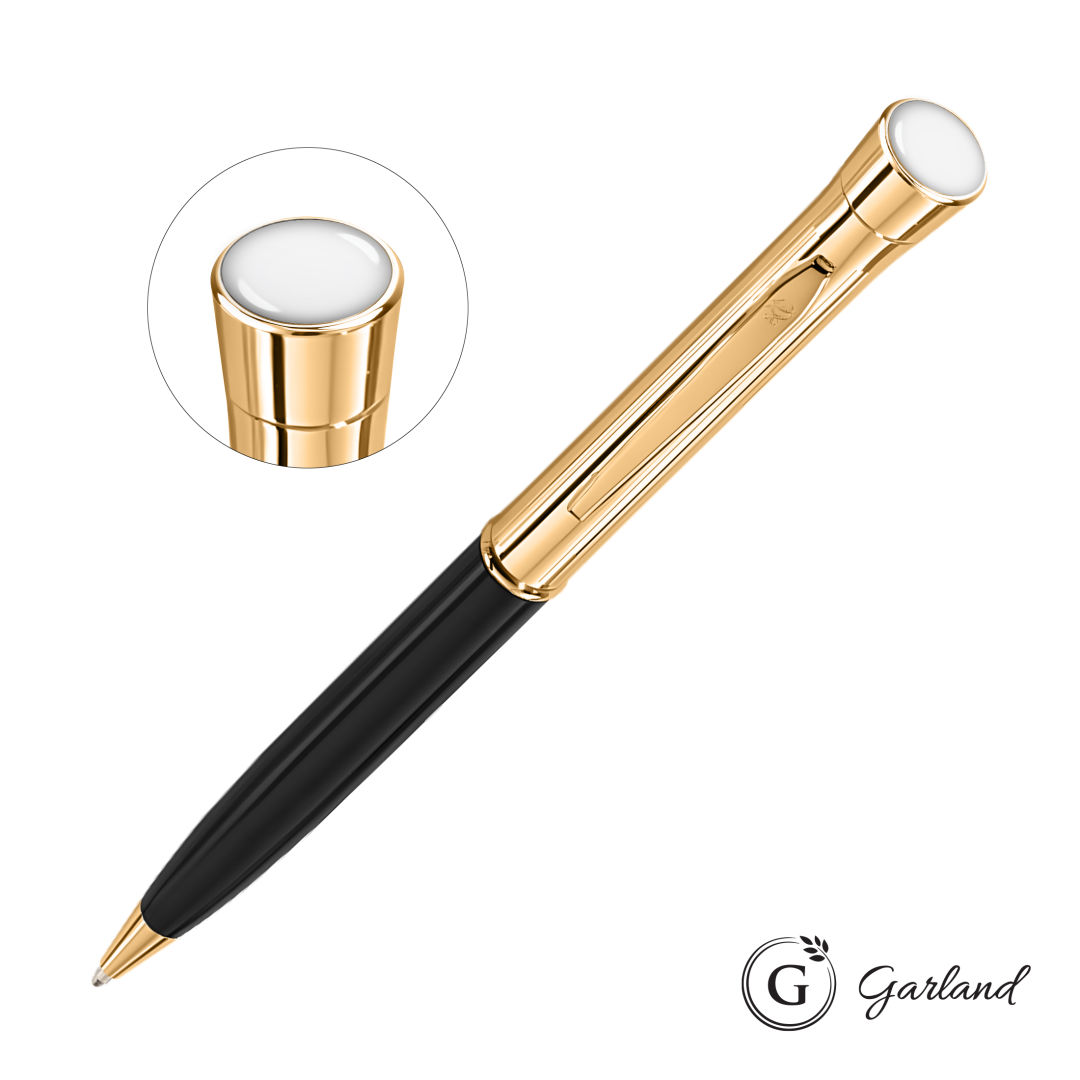 Garland® Monogram Custom Twist Ballpoint Pen - Gold 1