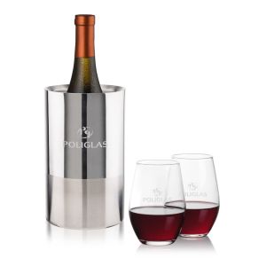 Catania Wine Cooler & Vale Stemless Wine Set 1 Catania Wine Cooler & Vale Stemless Wine Set 1