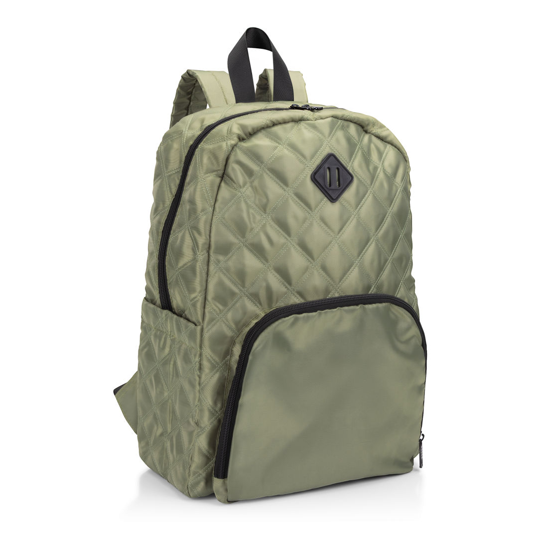 Eiffel Quilted Pattern Backpack 1