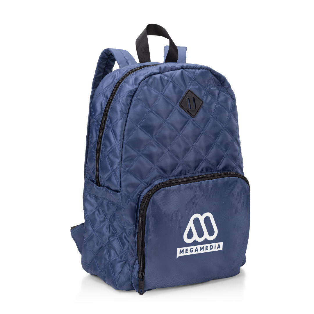 Eiffel Quilted Pattern Backpack 1