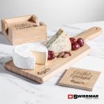 Swissmar® Bamboo Board & Coasters 1 Swissmar® Bamboo Board & Coasters 1