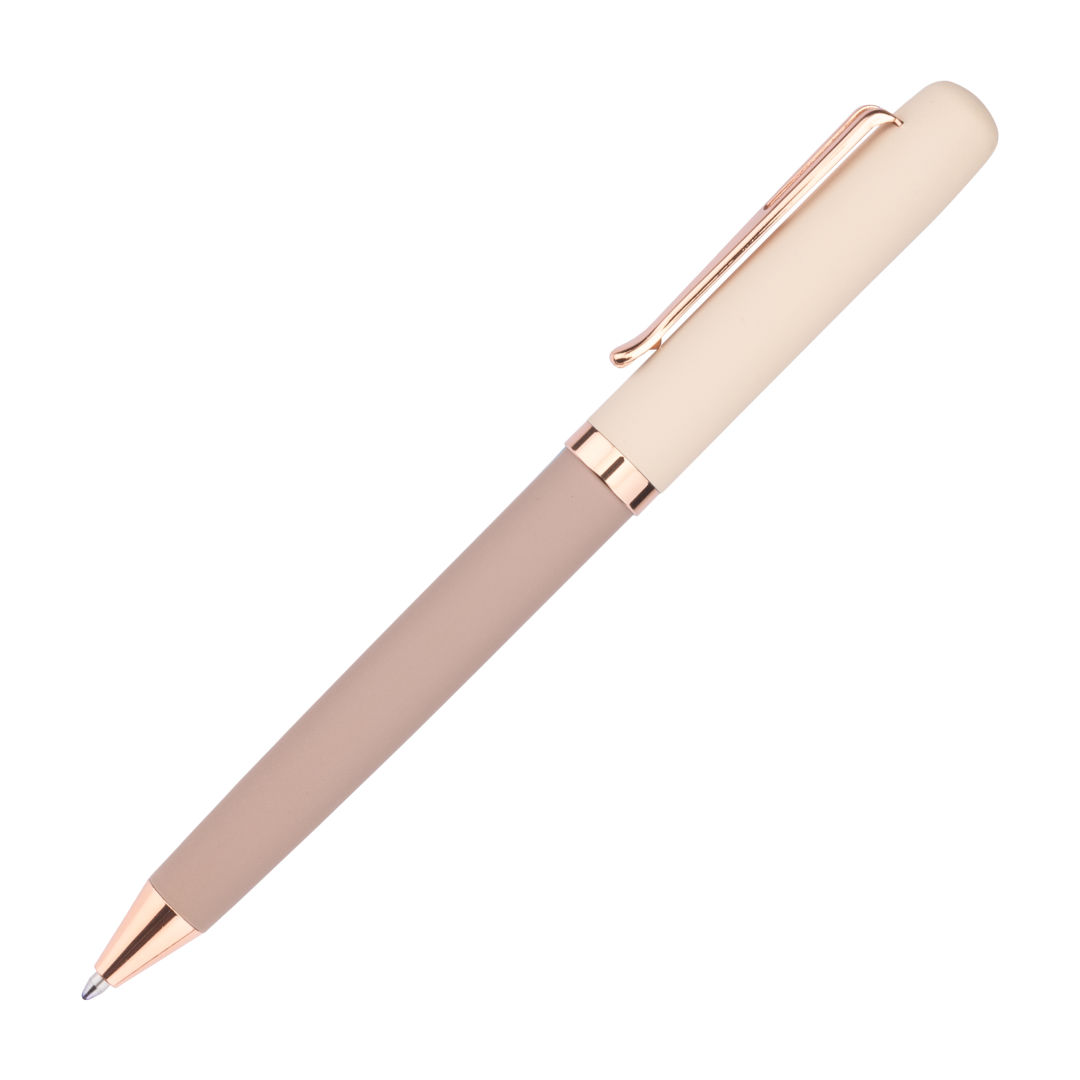 Goldfinch Dual Toned Ballpoint Pen w/Rose Gold Accents 1