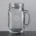 Roswell Drinking Jar - Deep Etch 1 Roswell Drinking Jar - Deep Etch 1