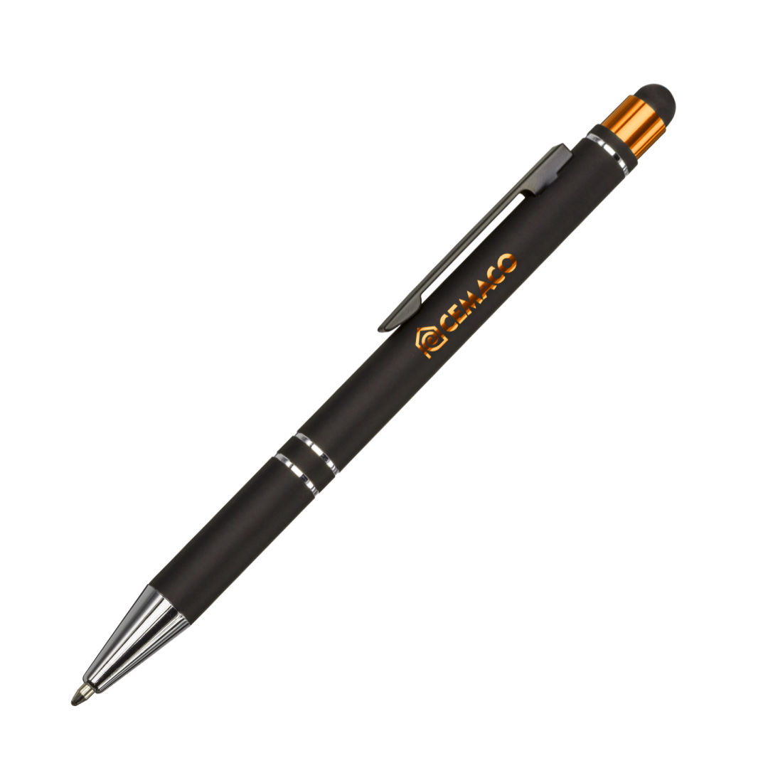 Scroll Metal Ballpoint Pen/Stylus 1