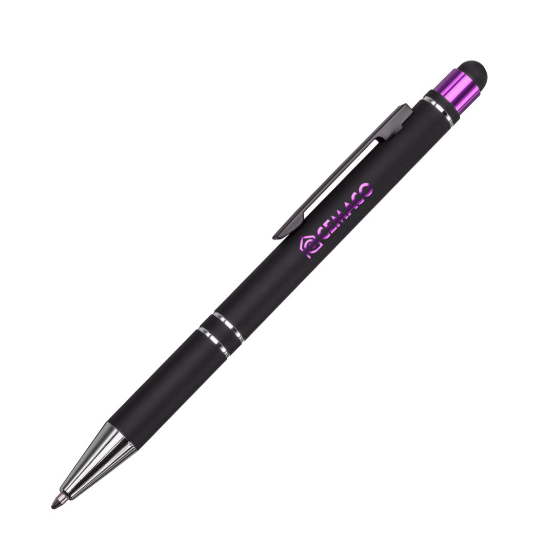Scroll Metal Ballpoint Pen/Stylus 1
